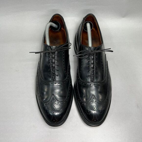 Allen Edmonds Chester‎ Oxfords Men\'s Size 10 Black Leather Wingtip Dress Shoes main image 7